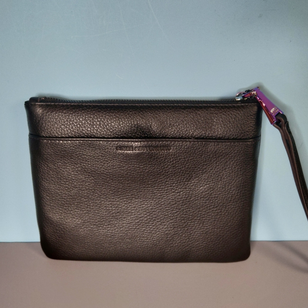 Aimee Kestenberg Black Clutch Purse - Picture 2 of 11